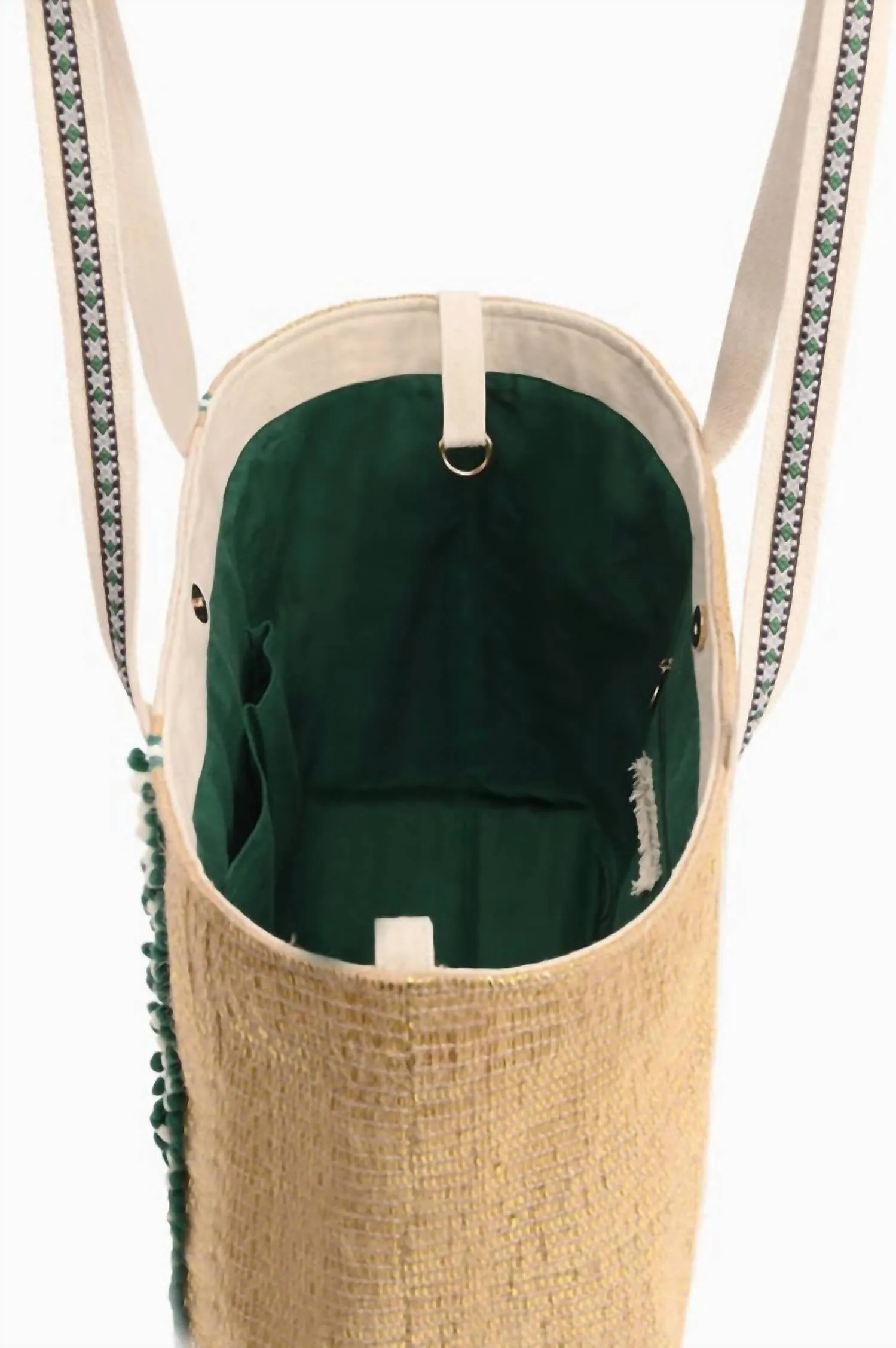 America & Beyond - Women's Bee Embellished Tote Bag