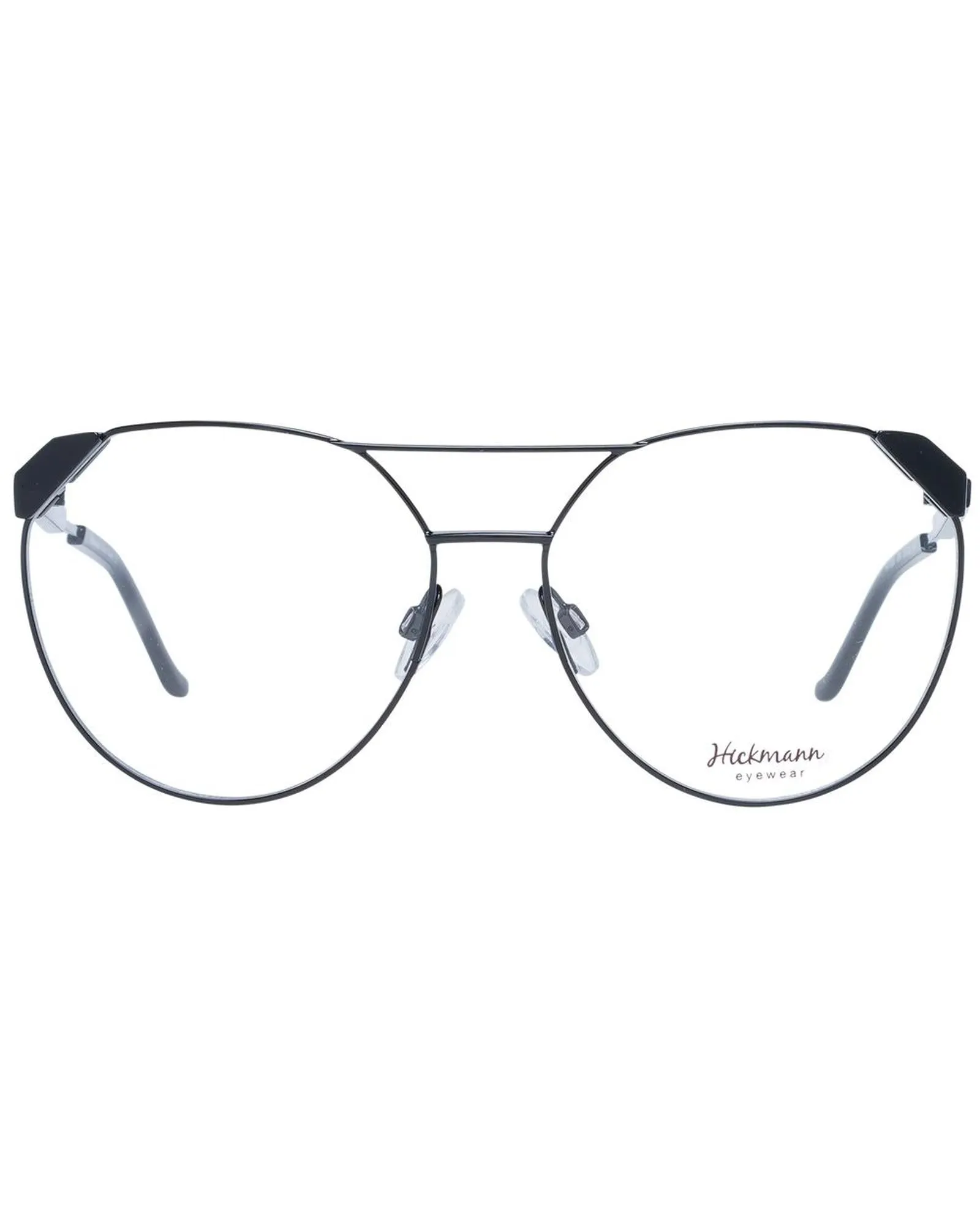 Ana Hickmann Aviator Full-Rim Metal Optical Frames