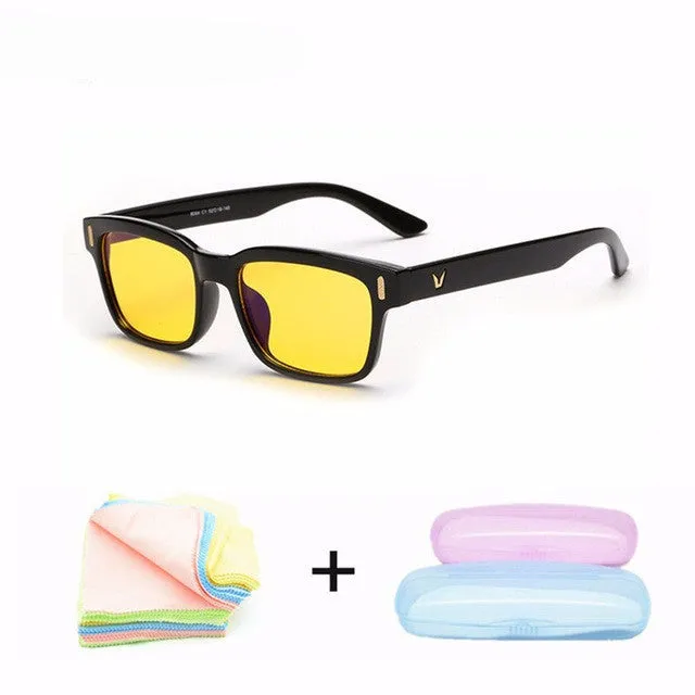 Anti Blue Rays Gaming Glasses with 100% UV400 Radiation-resistant