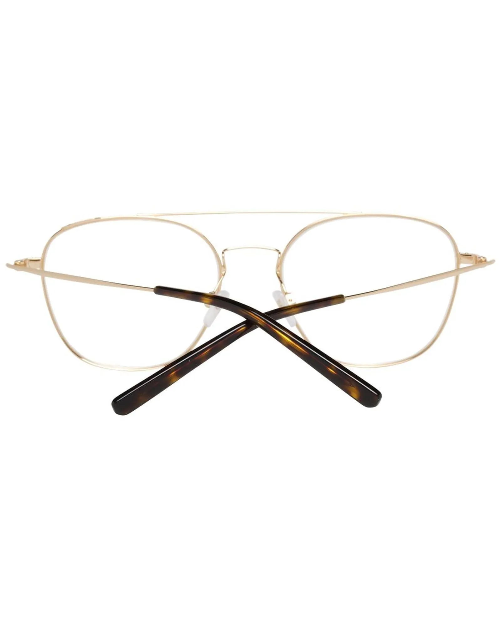 Bally  BY3017 Aviator Eyeglasses Gold Metal Frame