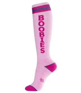 Boobies Knee High Socks (Unisex)