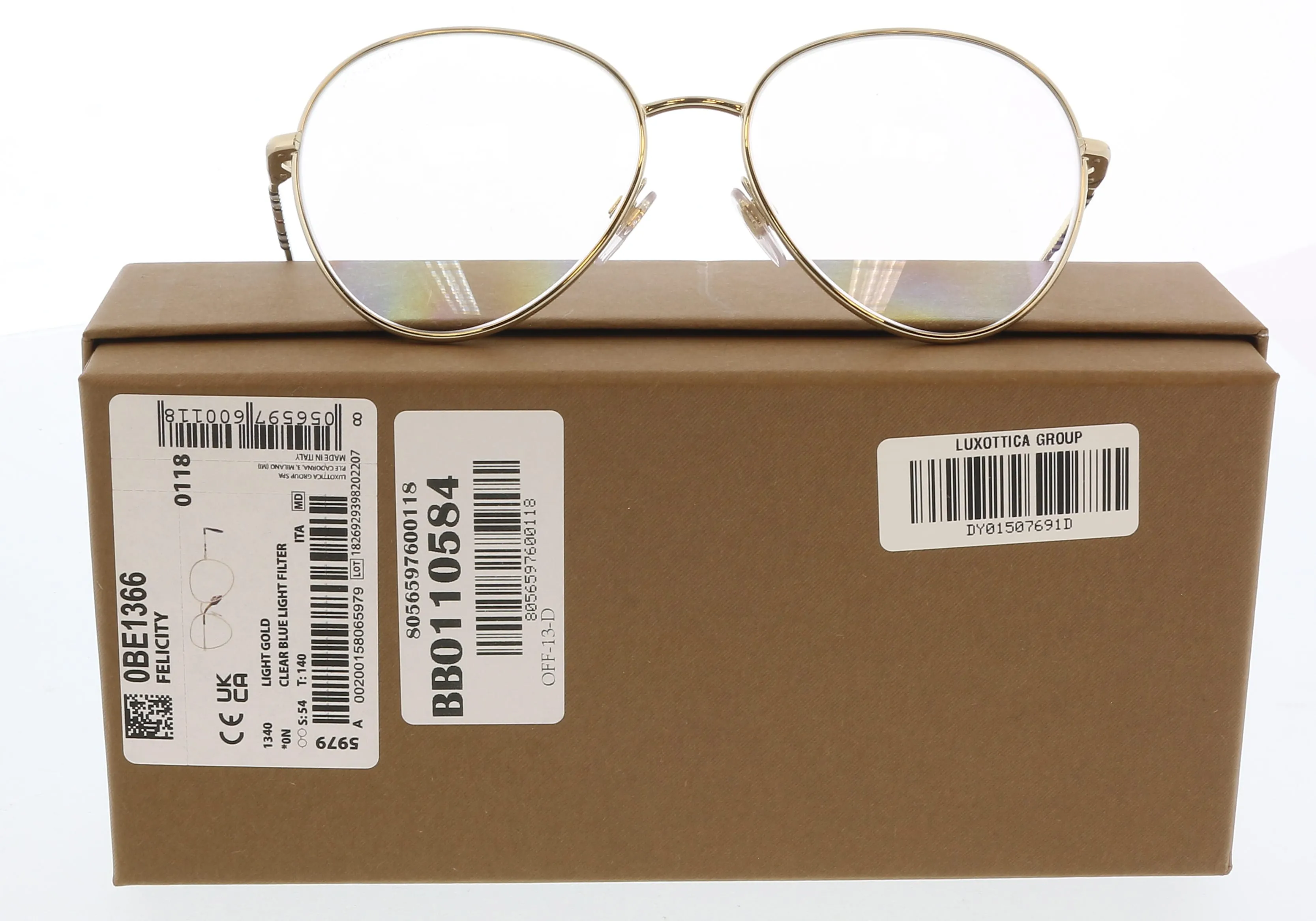 Burberry 0BE1366 1340    Optical Frames