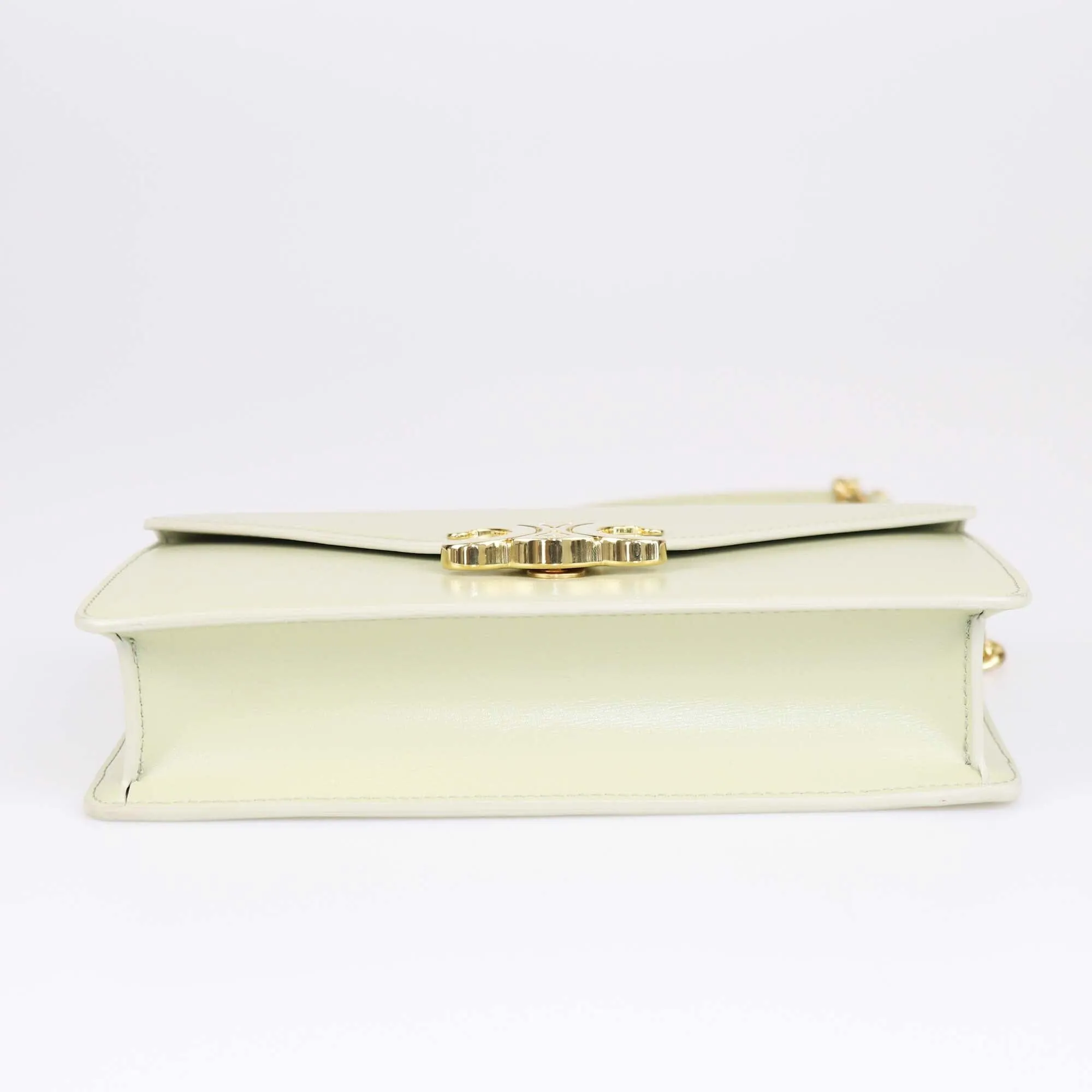 Celine Green Clay Margo Wallet on Chain
