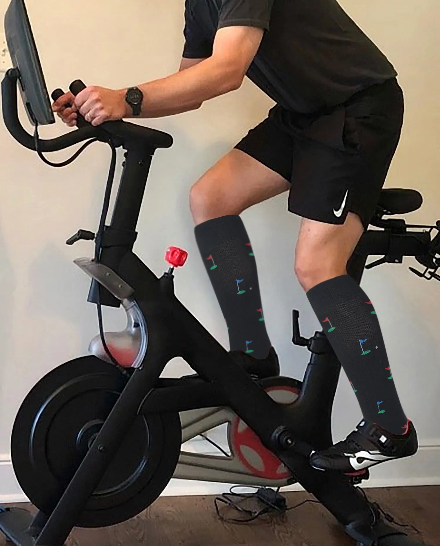 Compression Knee High Socks | Dr. Motion | Men's Assorted Print (3 Pairs)