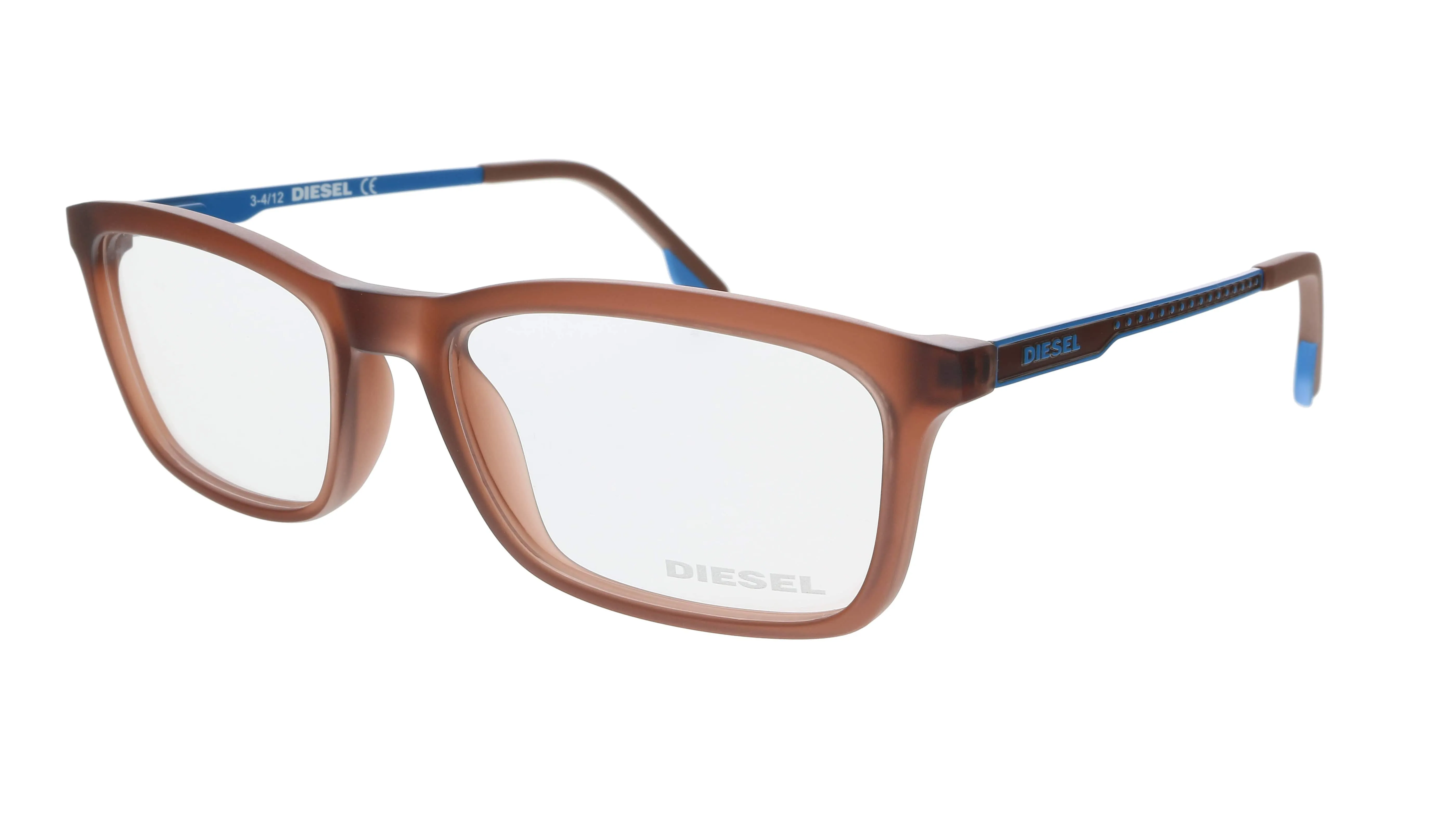 Diesel DL5048 046 Brown Modified Rectangle Optical Frames