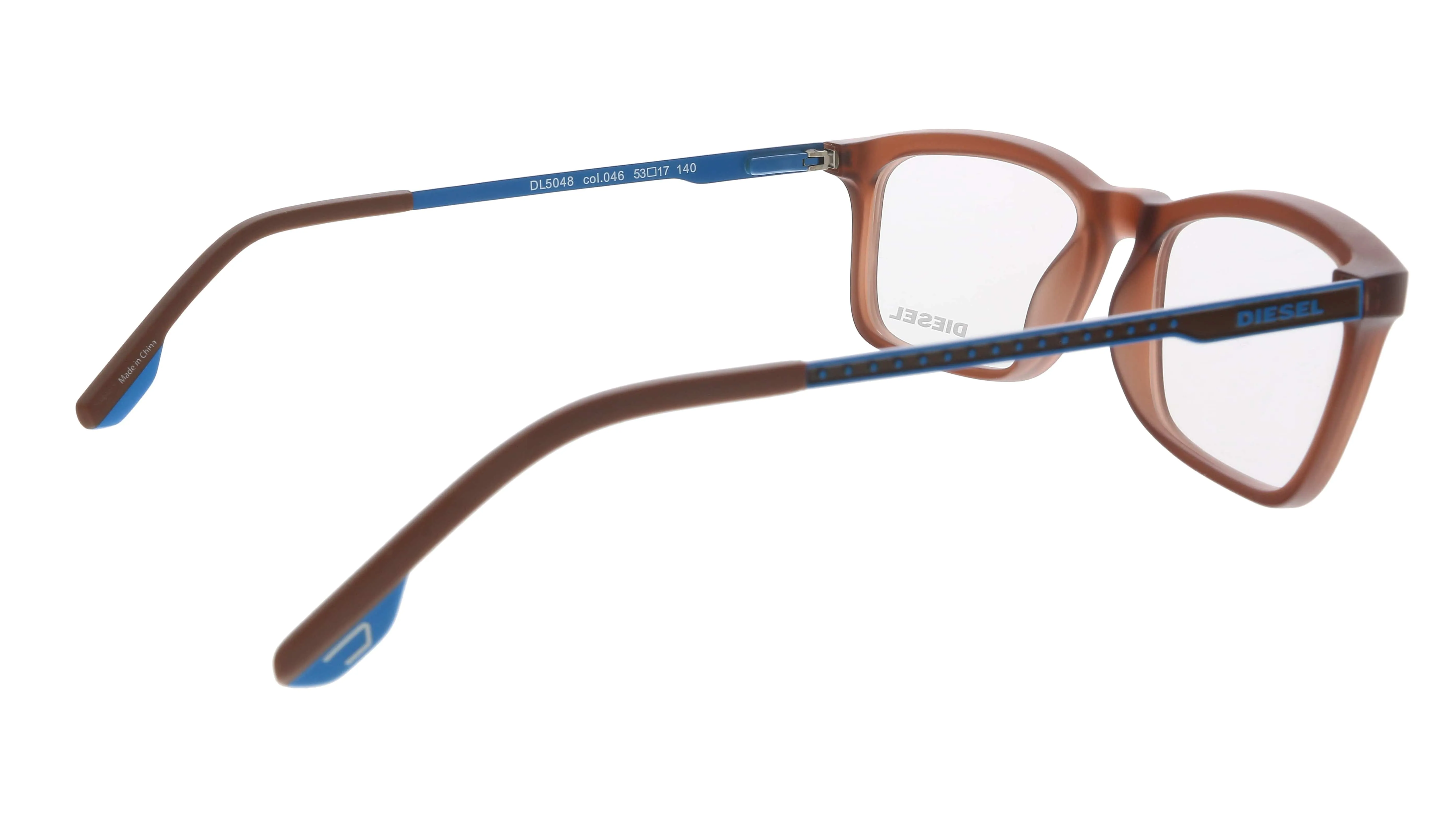 Diesel DL5048 046 Brown Modified Rectangle Optical Frames
