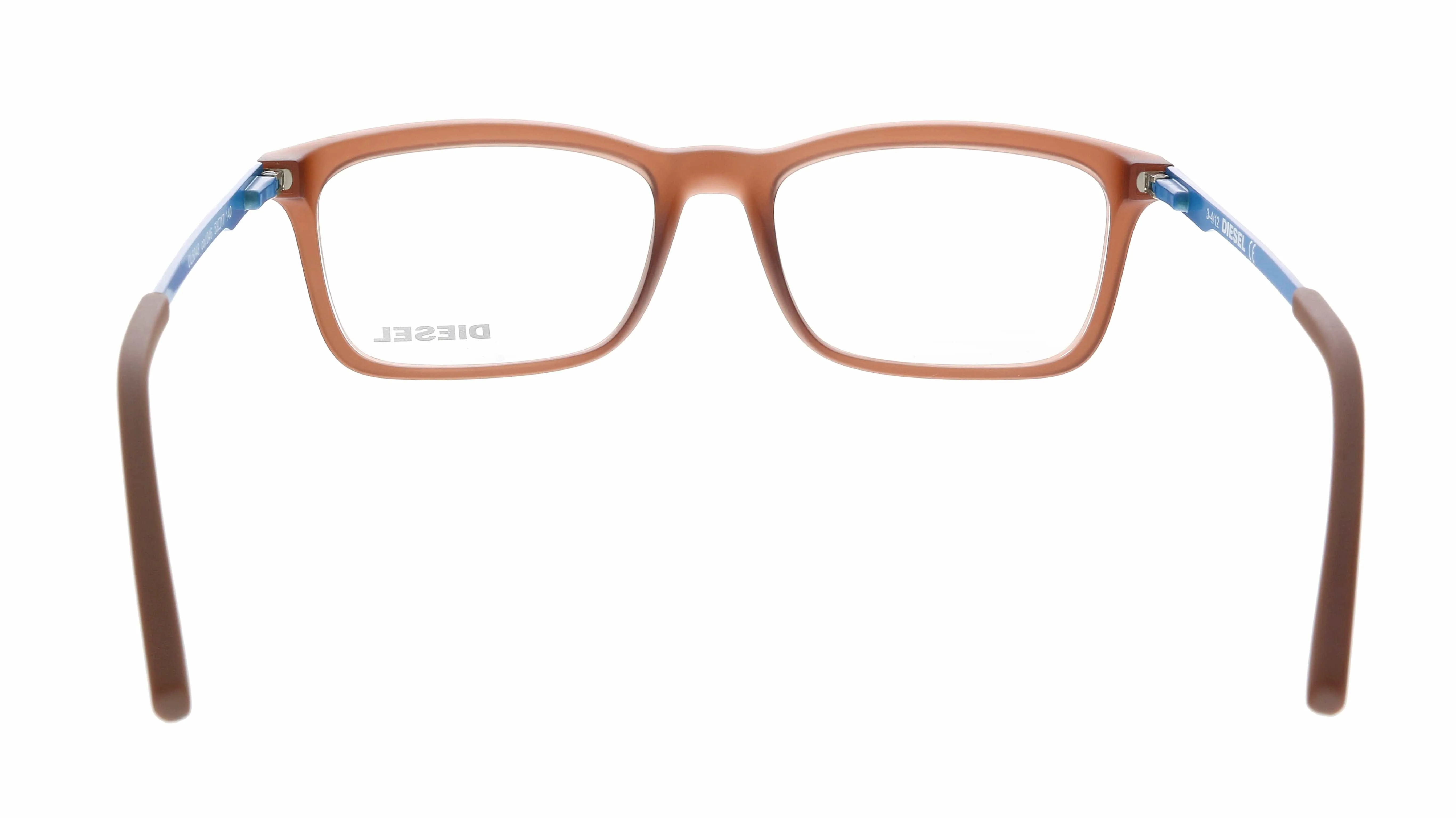 Diesel DL5048 046 Brown Modified Rectangle Optical Frames