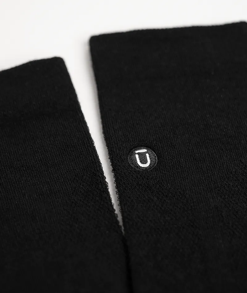 Everyday Merino Knee High Compression Socks Black