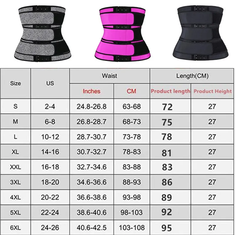 Sauna Waist Trainer Corset Sweat Belts for Women