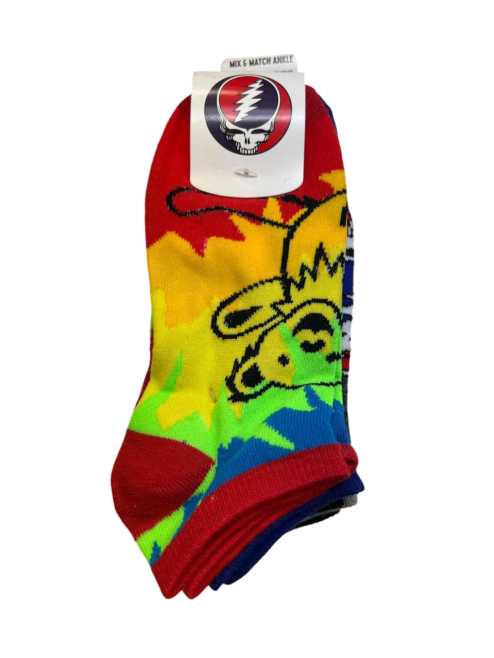 Socks Grateful Dead Ankle Size 5-10