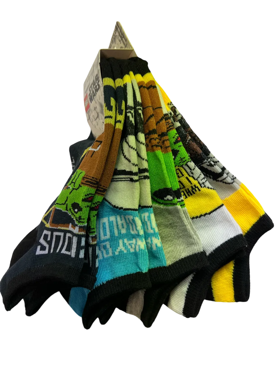 Socks Lego Star Wars 5pk Ankle Size 5-10